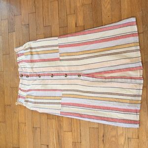 American Eagle midi striped skirt